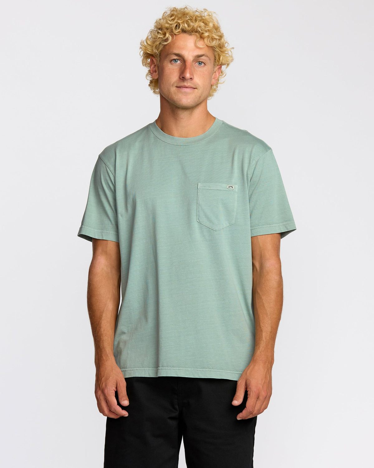 Billabong Men's Essential Premium Wave Wash T-Shirt - Mineral Blue
