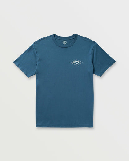 Billabong Men's Diamond Arch Premium Tee - Deep Blue