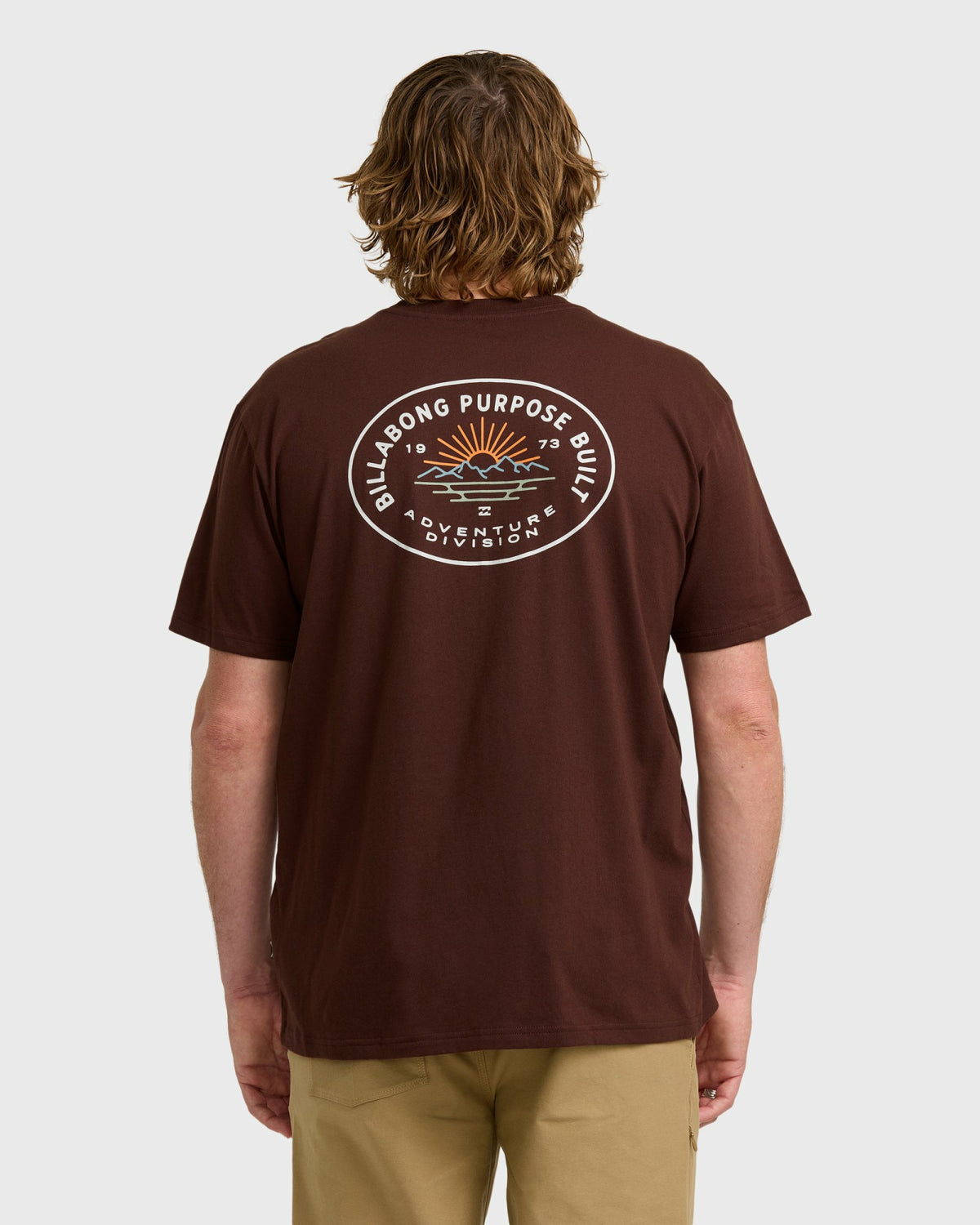 Billabong Men's A\/Div Sierras Short Sleeve T-Shirt - Wine
