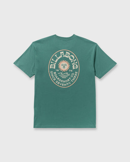 Billabong Men's Sunny Days Premium Short Sleeve T-Shirt - Sage Green
