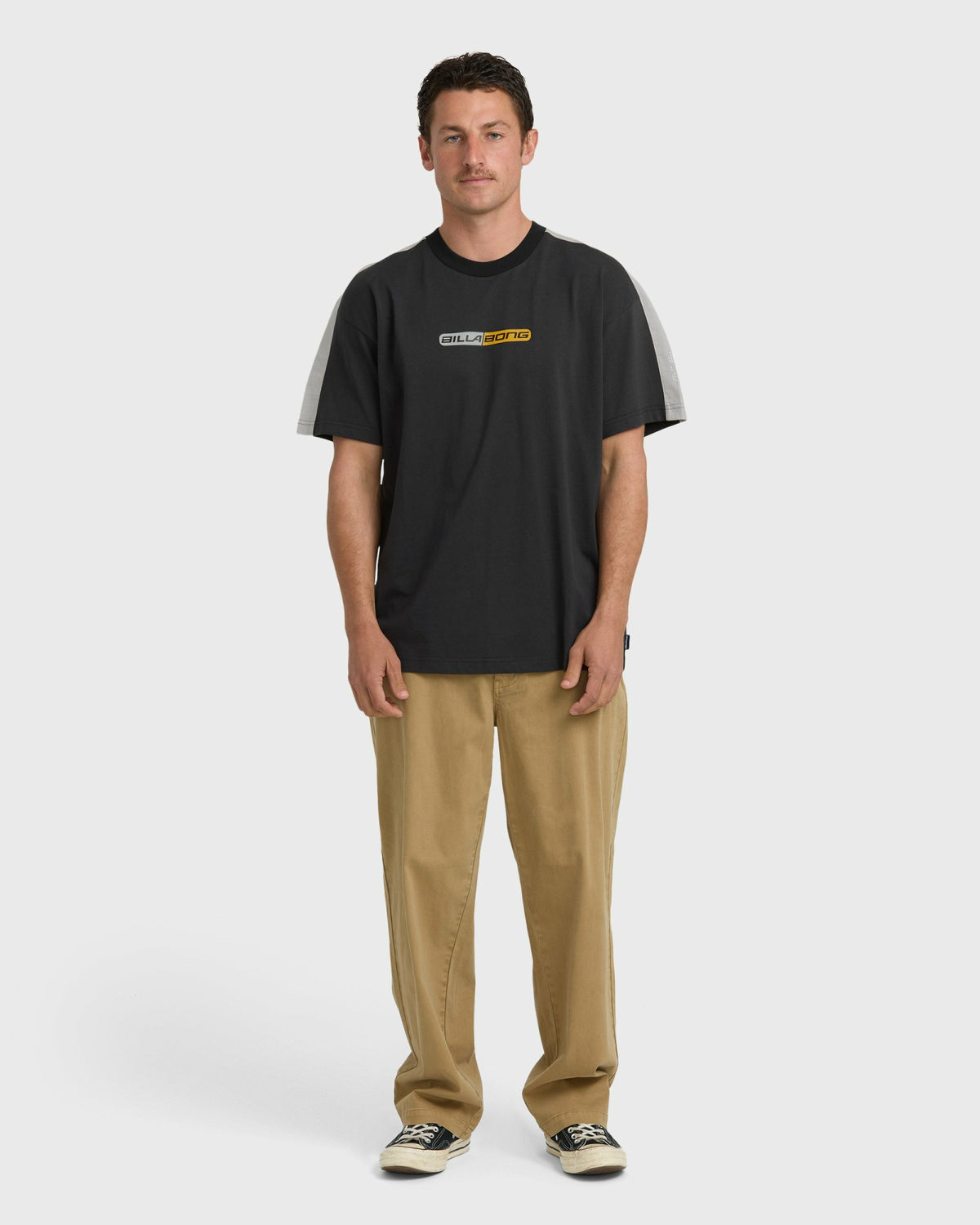 Billabong Men's Spec Iconic Short Sleeve T-Shirt - Off Black
