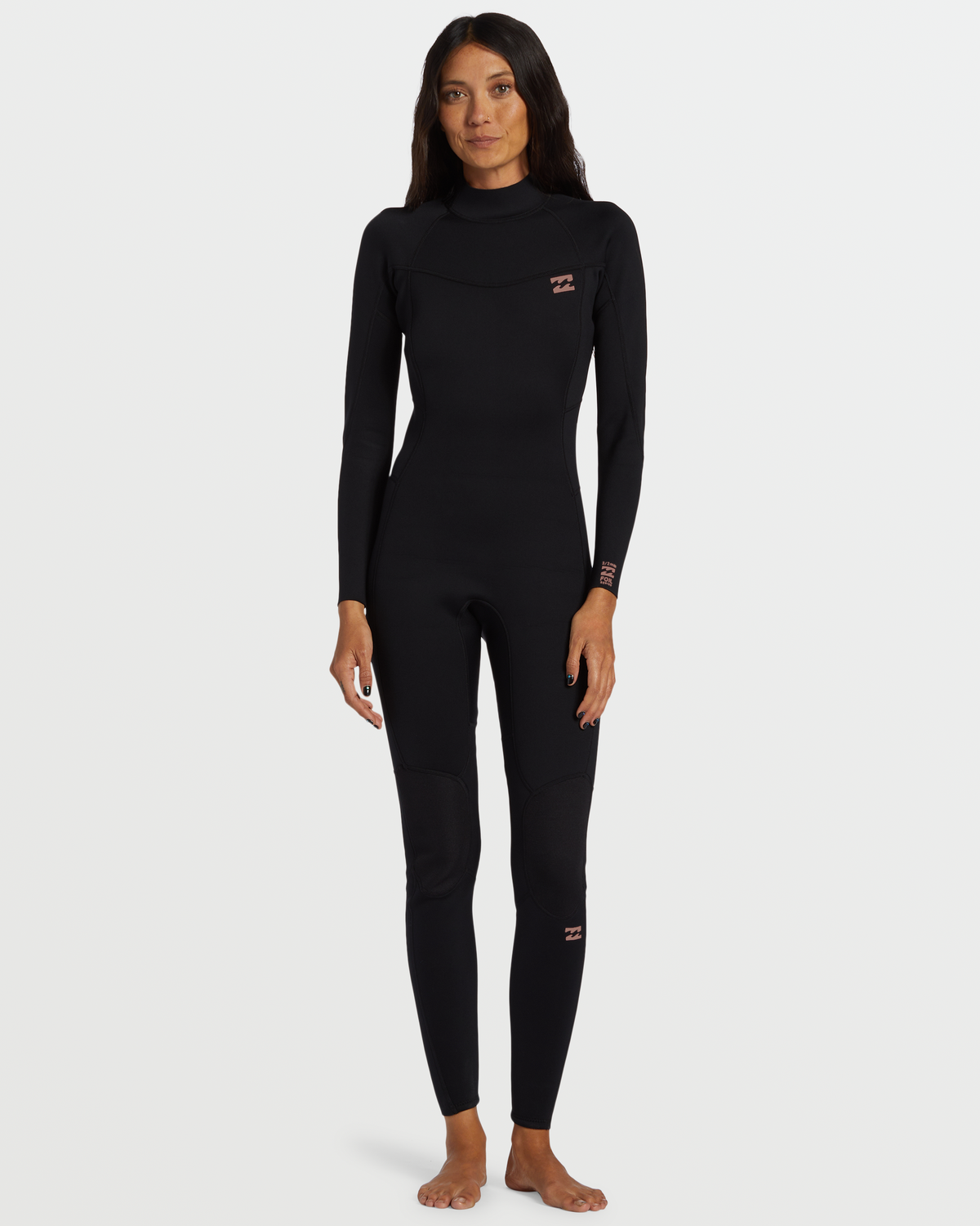 Billabong Women's 3\/2mm Foil GBS Back Zip Wetsuit - Black