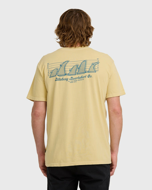 Billabong Men's Suspects Premium Ww Short Sleeve T-Shirt - Golden Yellow