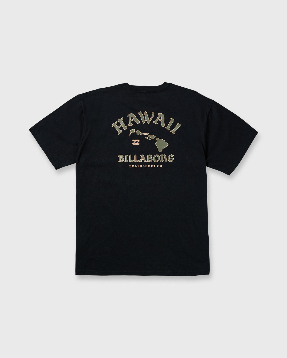 Billabong Men's Island Chain Hawaii Regular Short Sleeve Tee - Black