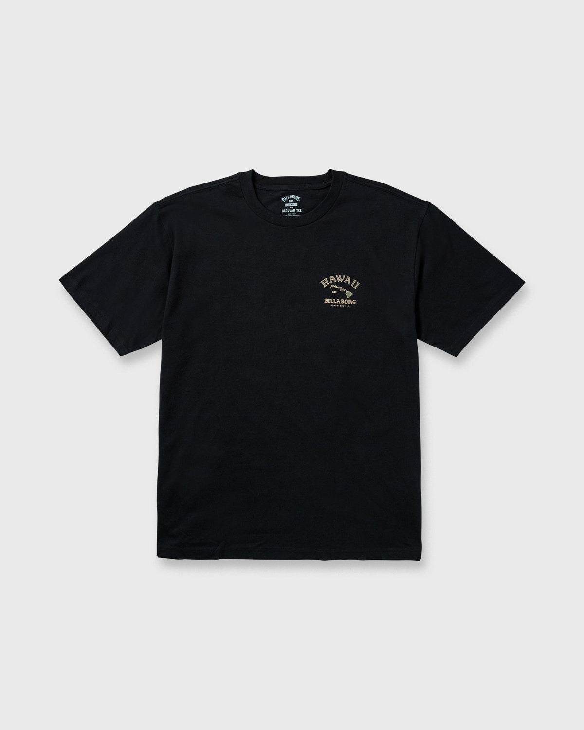 Billabong Men's Island Chain Hawaii Regular Short Sleeve Tee - Black