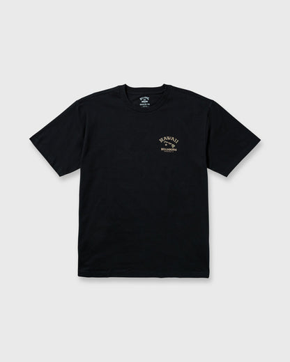 Billabong Men's Island Chain Hawaii Regular Short Sleeve Tee - Black