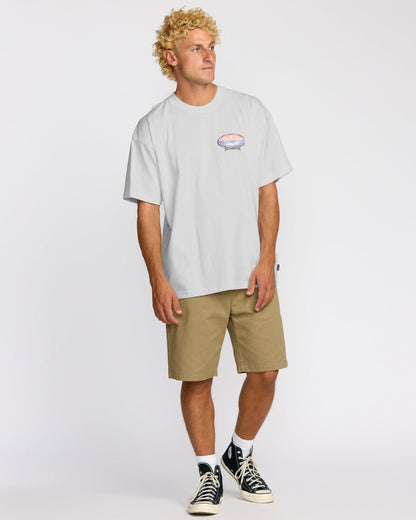 Billabong Men's Quadriple OG Short Sleeve T-Shirt - White