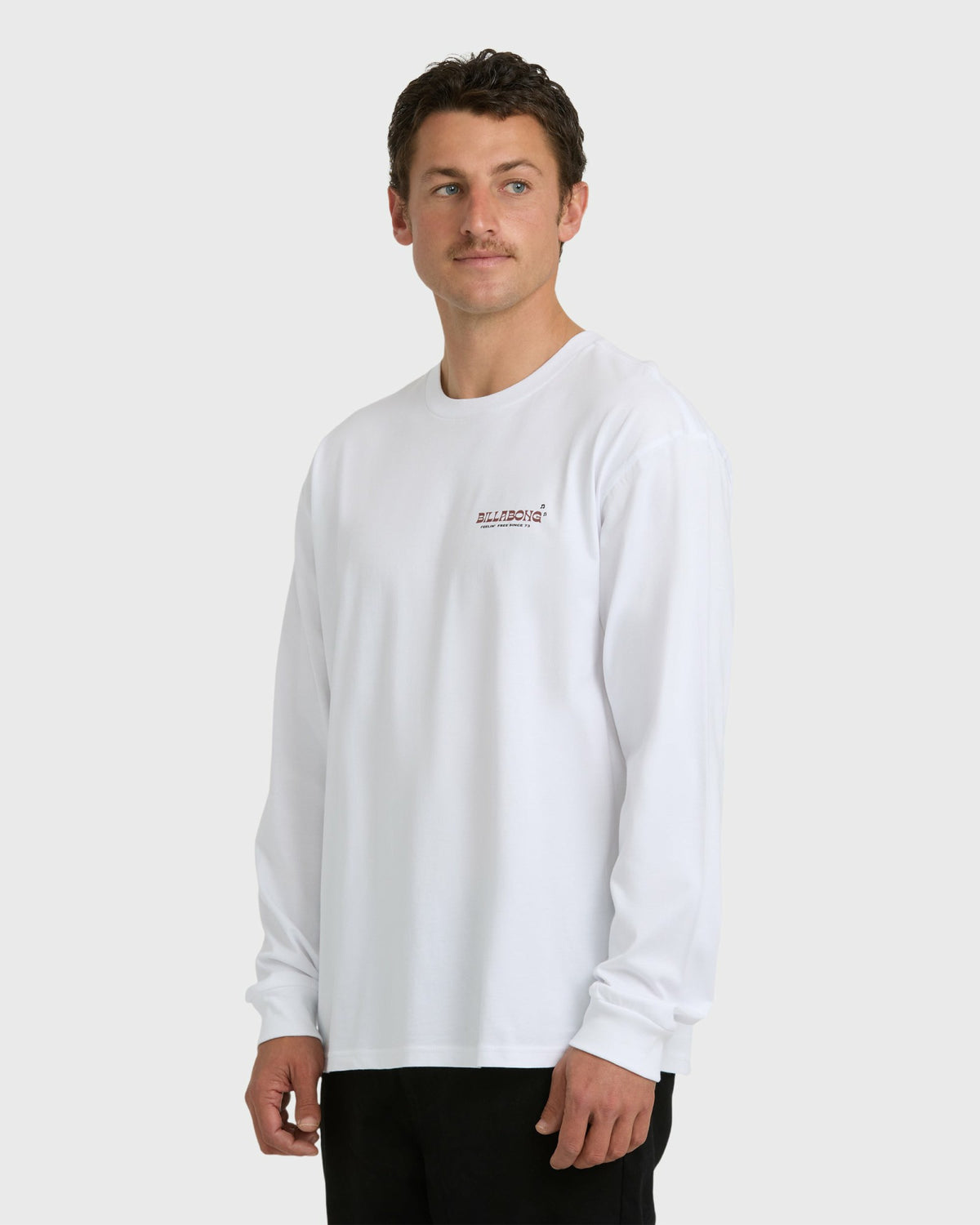 Billabong Men's Under The Sun Regular Long Sleeve T-Shirt - White