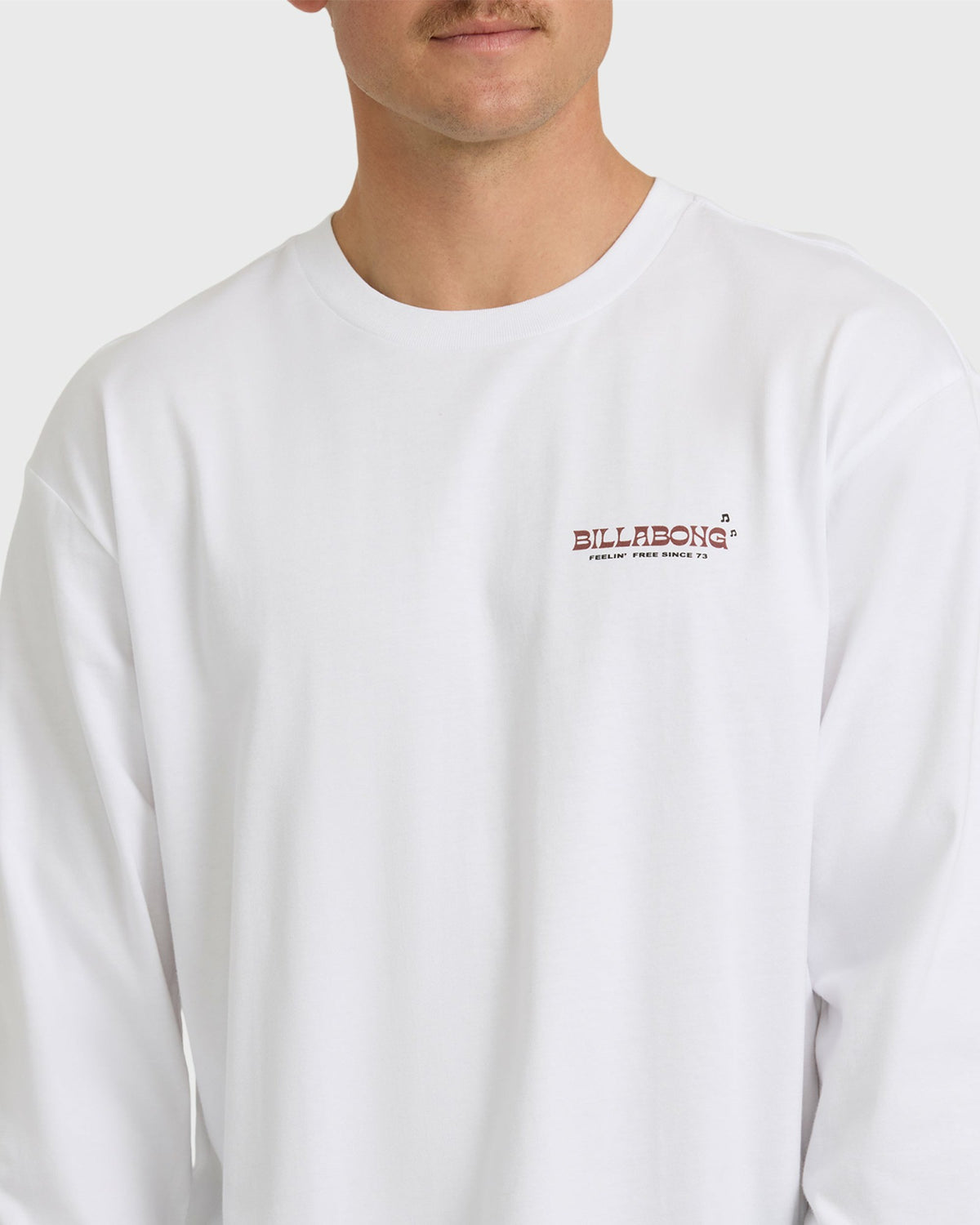 Billabong Men's Under The Sun Regular Long Sleeve T-Shirt - White