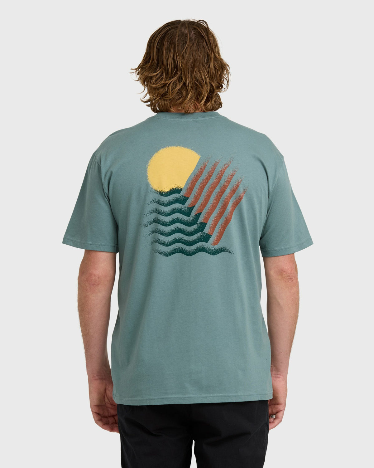 Billabong Men's Canyons Regular Short Sleeve T-Shirt - Sea Blue