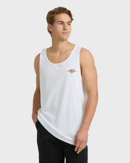 Billabong Men's Point Of View Premium Tank - White