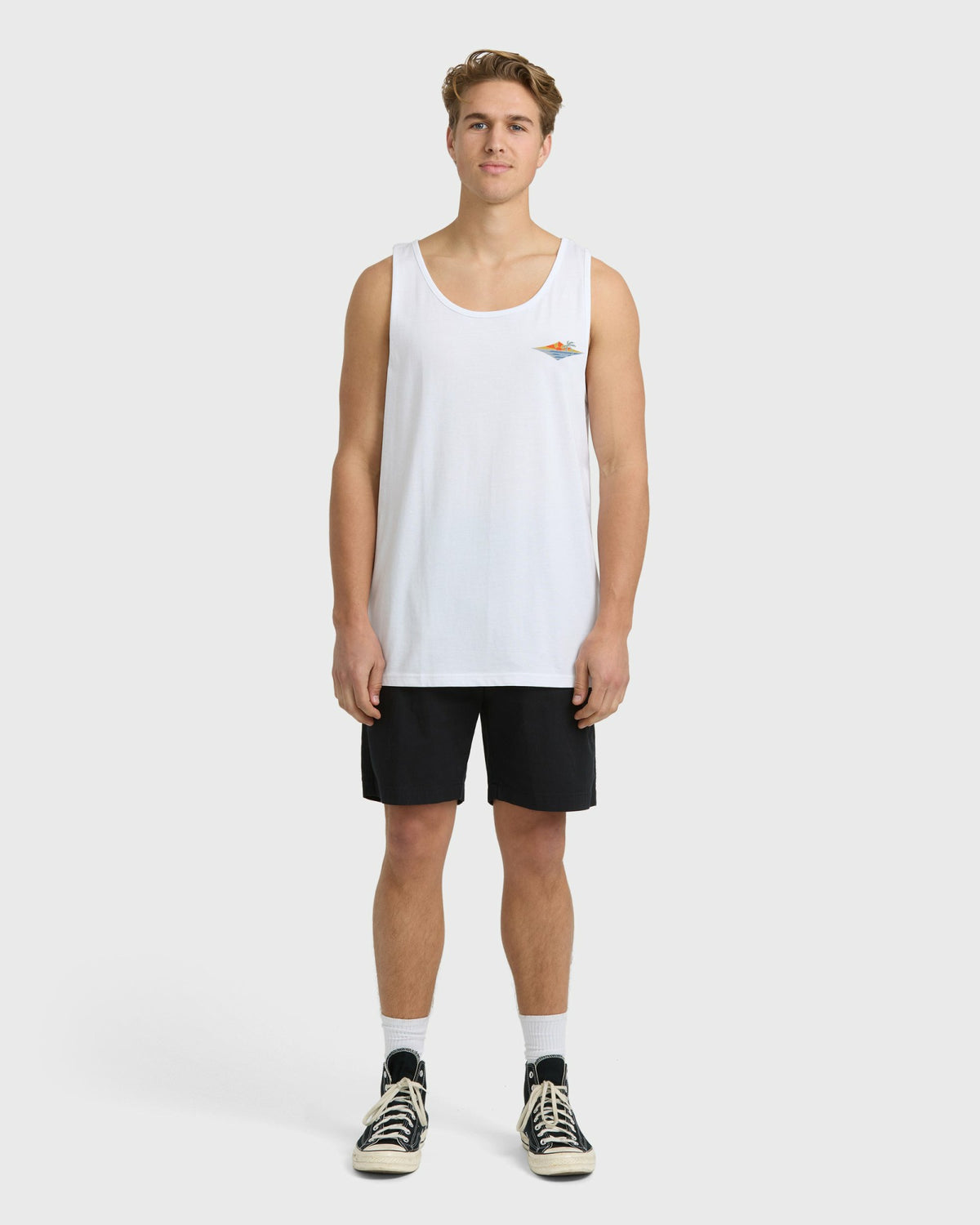 Billabong Men's Point Of View Premium Tank - White