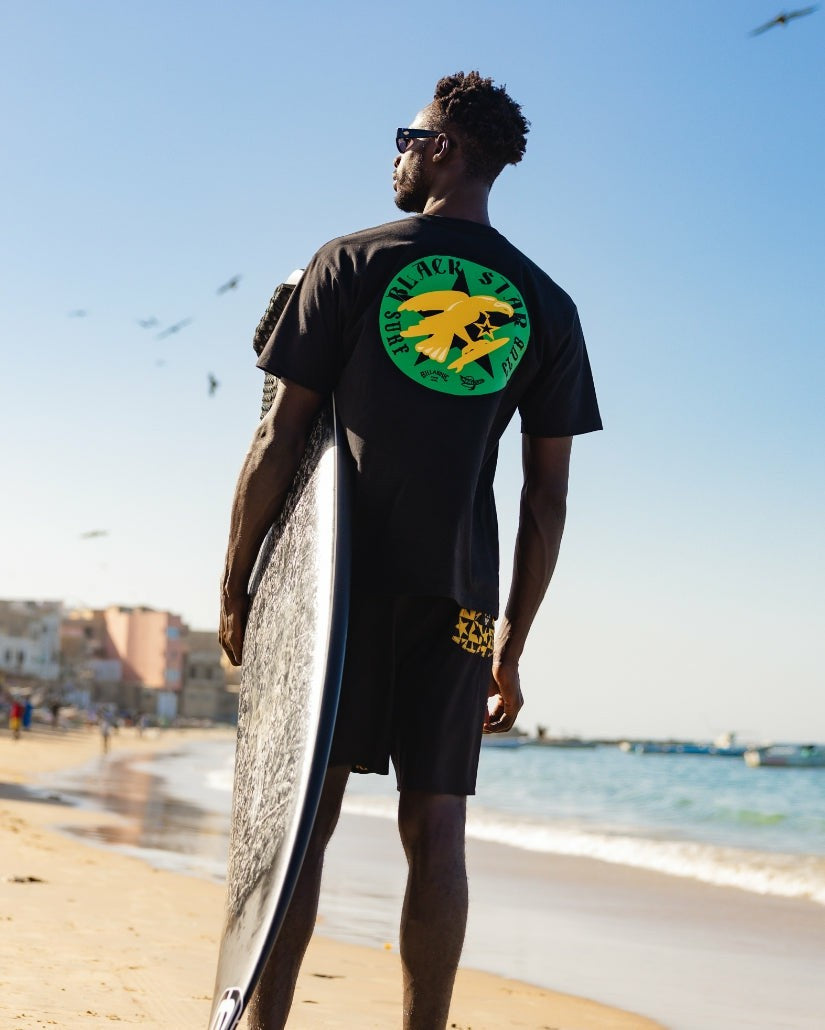 Billabong Men's Billabong x Mami Wata Black Star Regular Tee - Black
