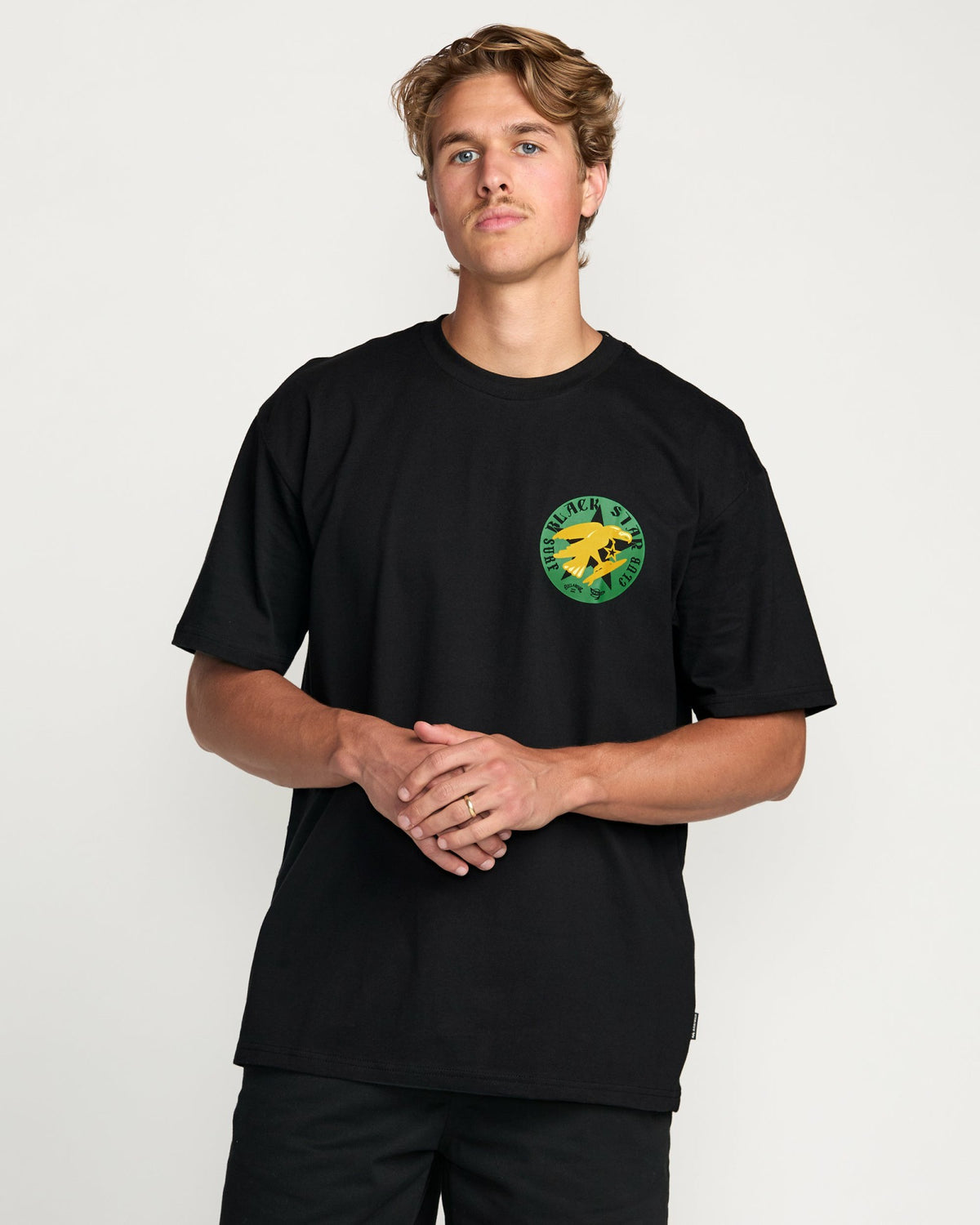 Billabong Men's Billabong x Mami Wata Black Star Regular Tee - Black