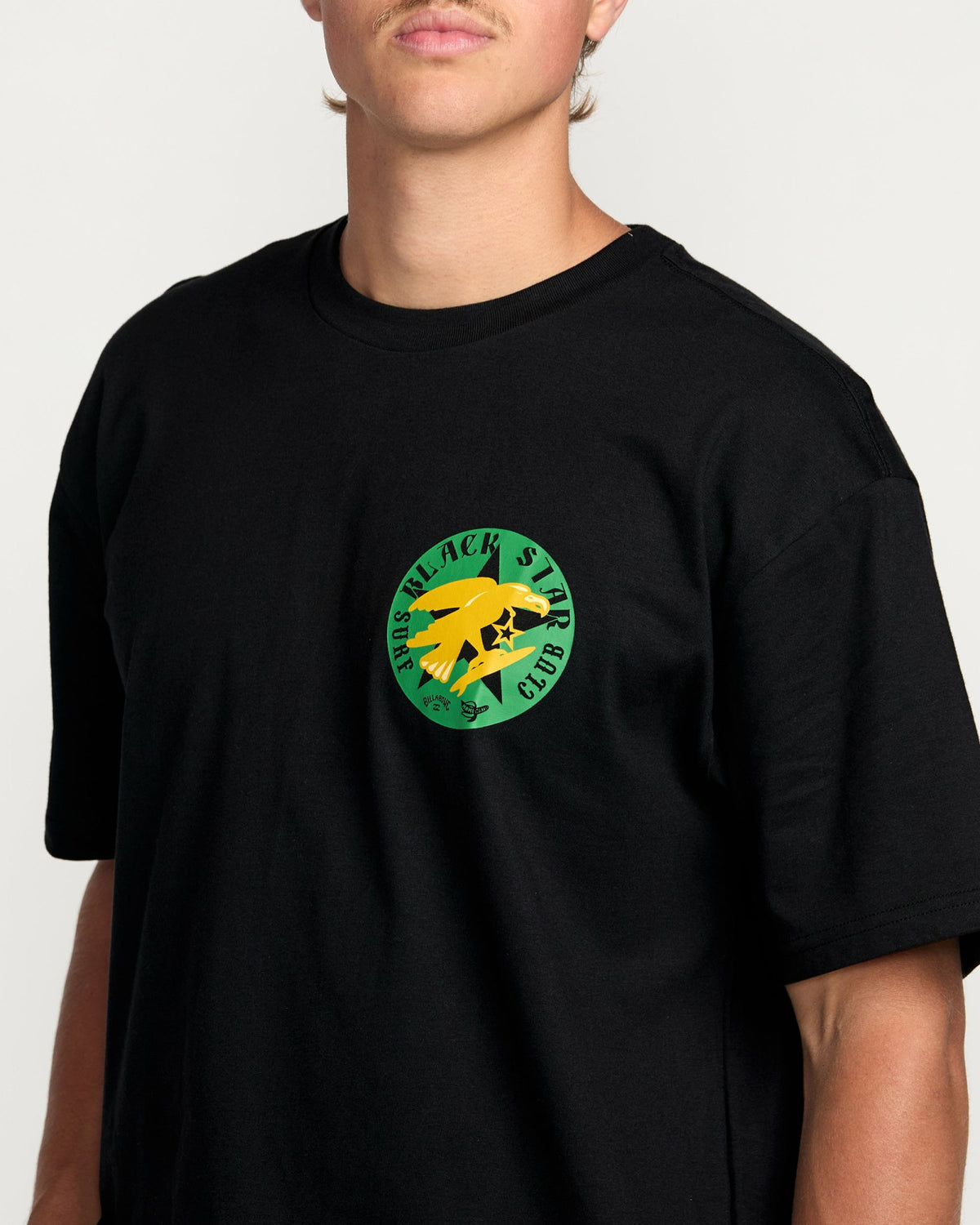 Billabong Men's Billabong x Mami Wata Black Star Regular Tee - Black