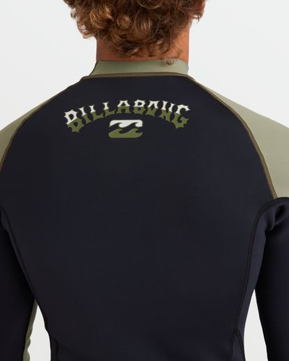Billabong Men's 1mm Absolute Natural Long Sleeve Jacket - Military
