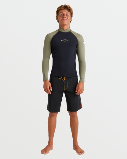 Billabong Men's 1mm Absolute Natural Long Sleeve Jacket - Military
