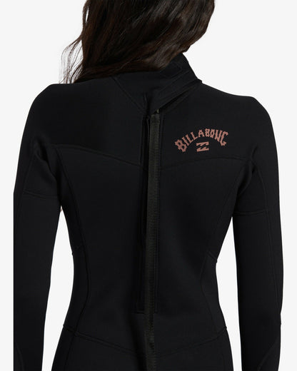 Billabong Women's 4\/3mm Foil GBS Back Zip Wetsuit - Black