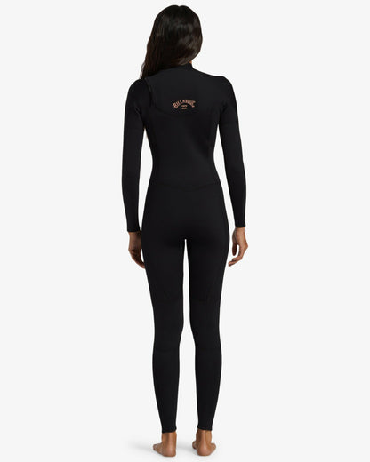 Billabong Women's 4\/3mm Foil GBS Chest Zip Wetsuit - Black