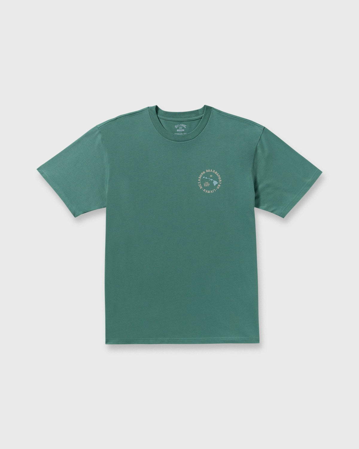Billabong Men's Aloha Island Hi Regular Short Sleeve T-Shirt - Sage Green