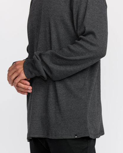 Billabong Men's Essential Thermal Top - Black Heather