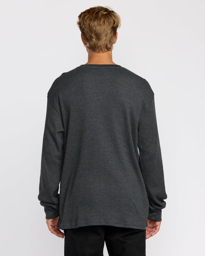 Billabong Men's Essential Thermal Top - Black Heather