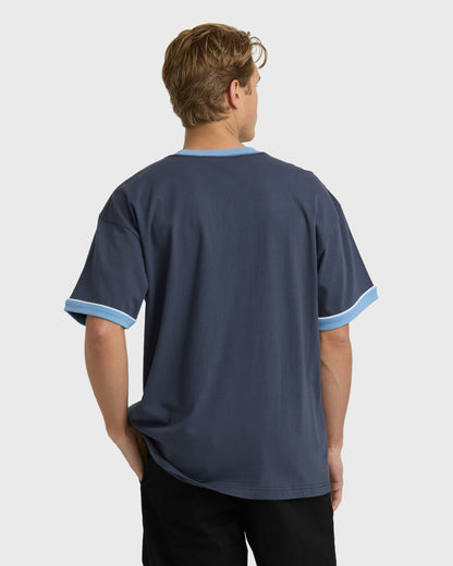 Billabong Men's Spec Ringer Short Sleeve T-Shirt - Vintage Navy