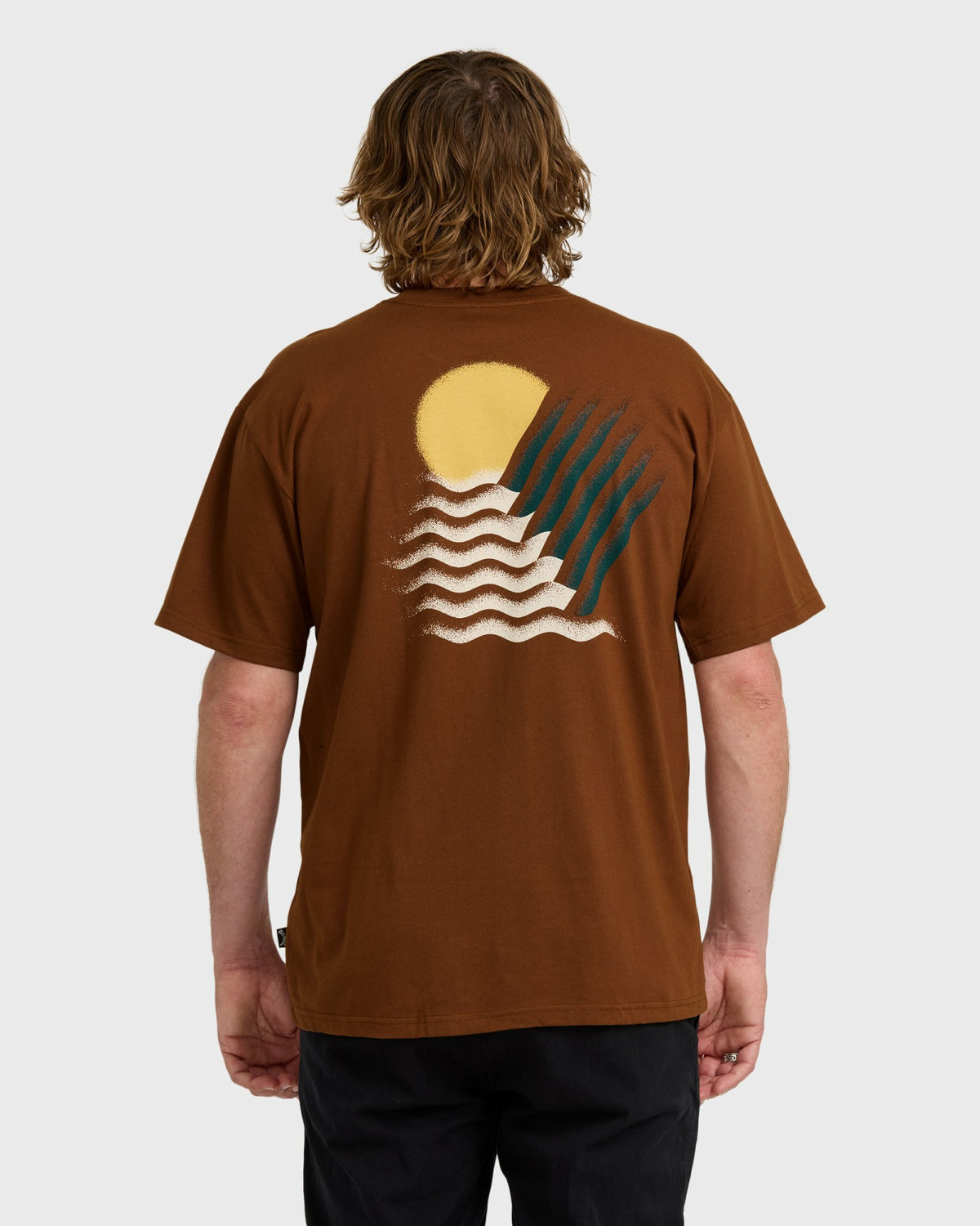 Billabong Men's Canyons Regular Short Sleeve T-Shirt - Rust