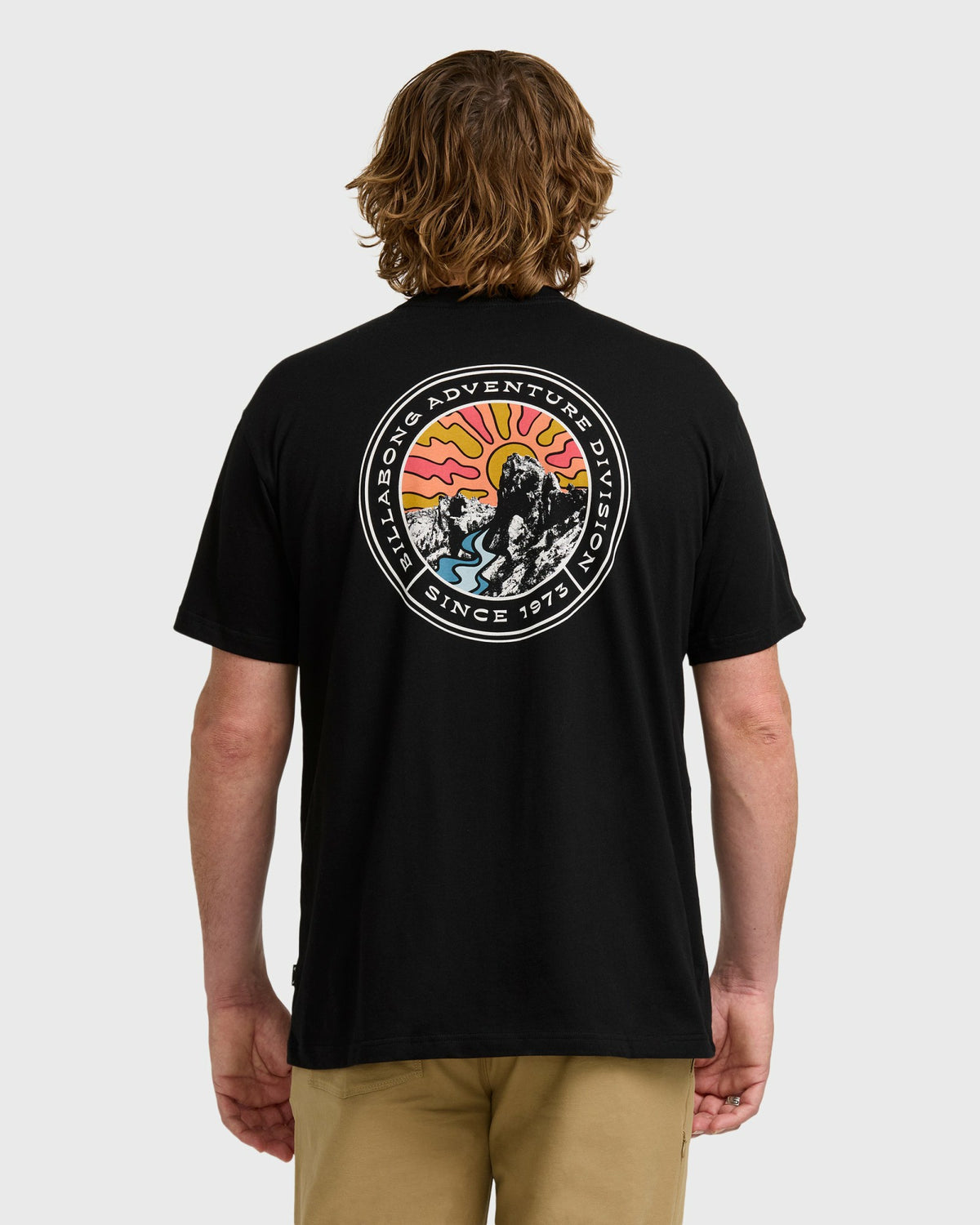 Billabong Men's A\/Div Rockies Short Sleeve T-Shirt - Black