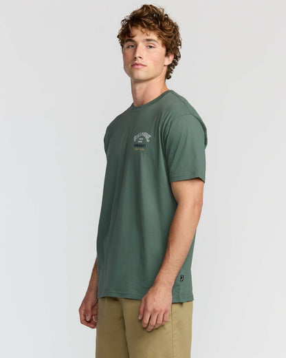 Billabong Men's Surf Tour Hi Premium Short Sleeve T-Shirt - Dark Slate