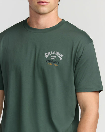 Billabong Men's Surf Tour Hi Premium Short Sleeve T-Shirt - Dark Slate