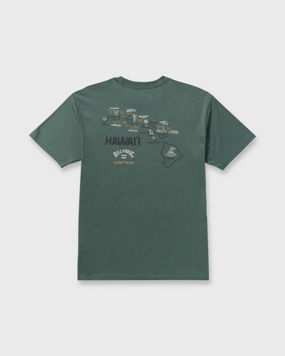 Billabong Men's Surf Tour Hi Premium Short Sleeve T-Shirt - Dark Slate