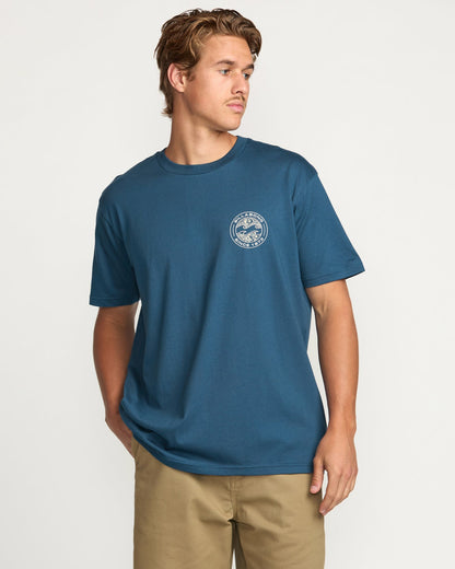 Billabong Men's Hollow Premium Tee - Deep Blue
