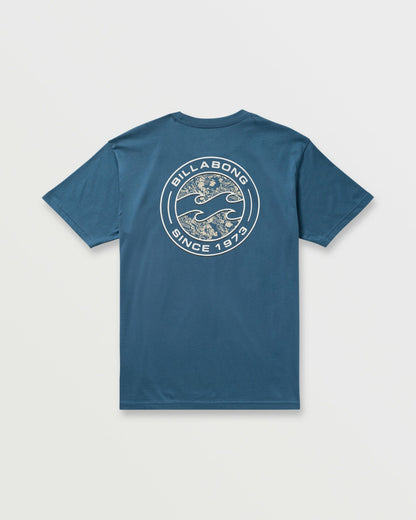 Billabong Men's Hollow Premium Tee - Deep Blue