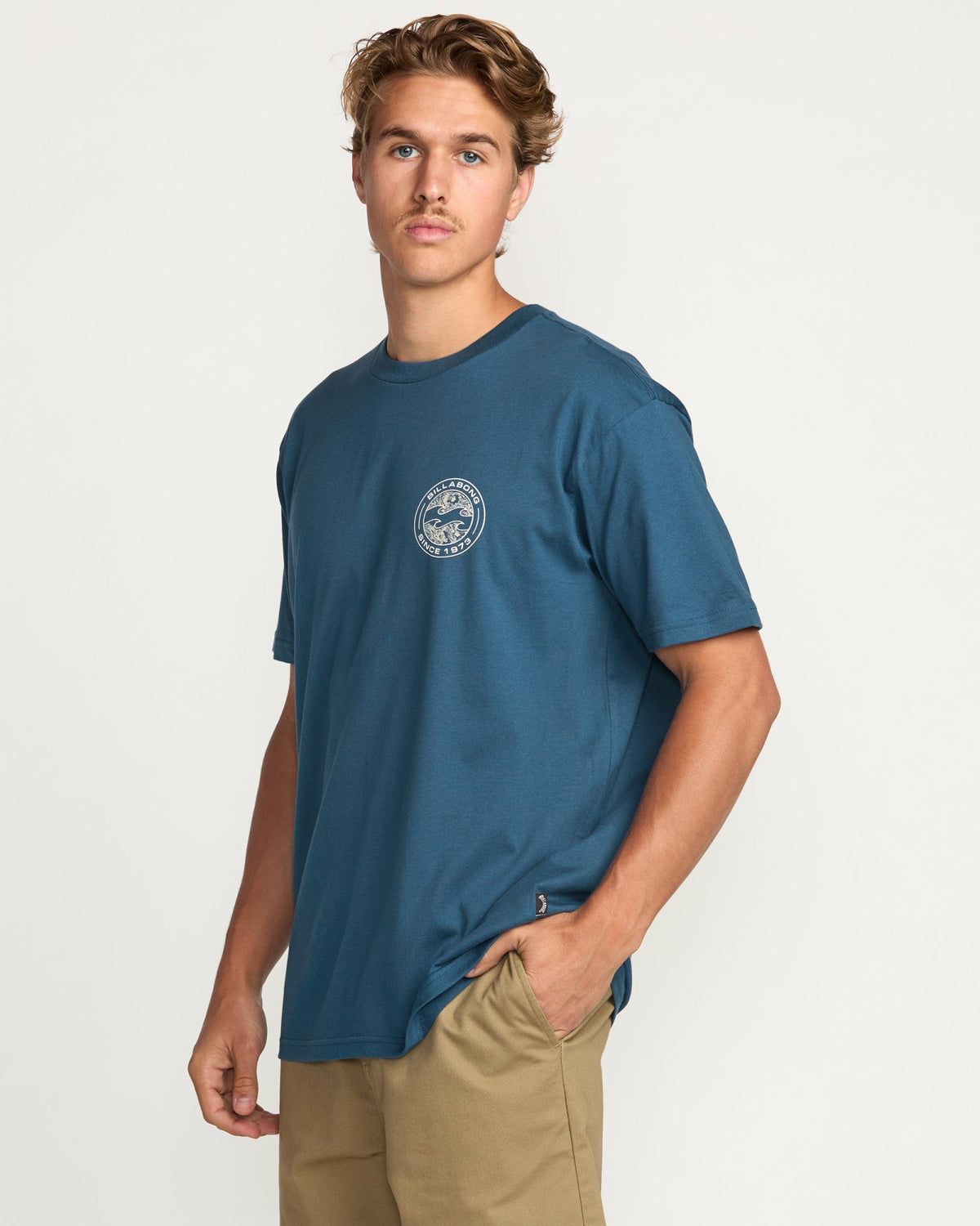 Billabong Men's Hollow Premium Tee - Deep Blue