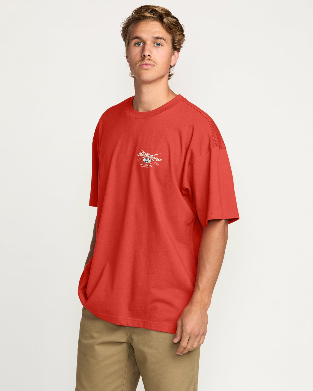 Billabong Men's Crossboards OG Tee - Burnt Red