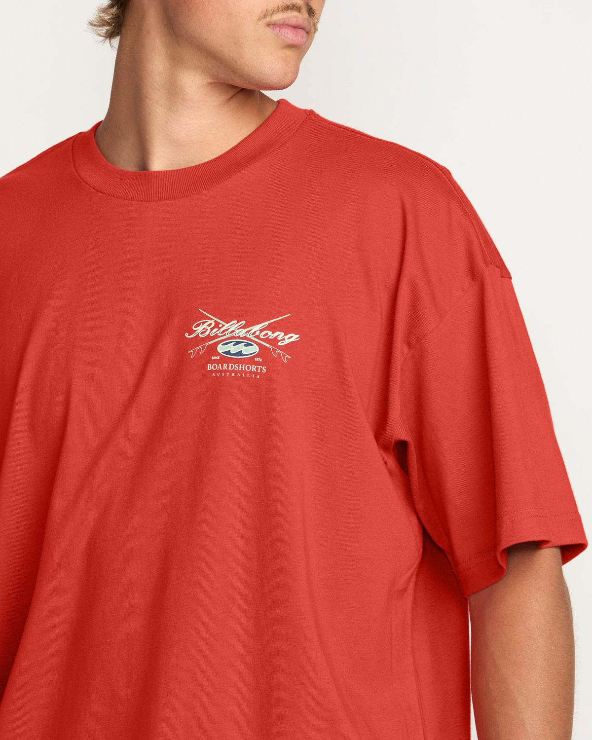 Billabong Men's Crossboards OG Tee - Burnt Red