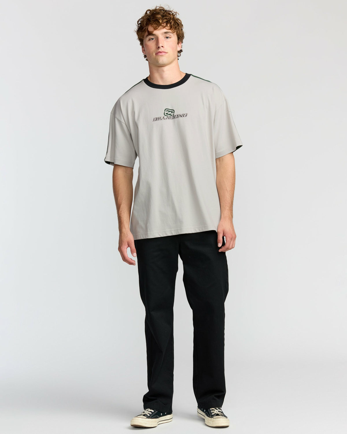 Billabong Men's Spec 73 Iconic Short Sleeve T-Shirt - Silver