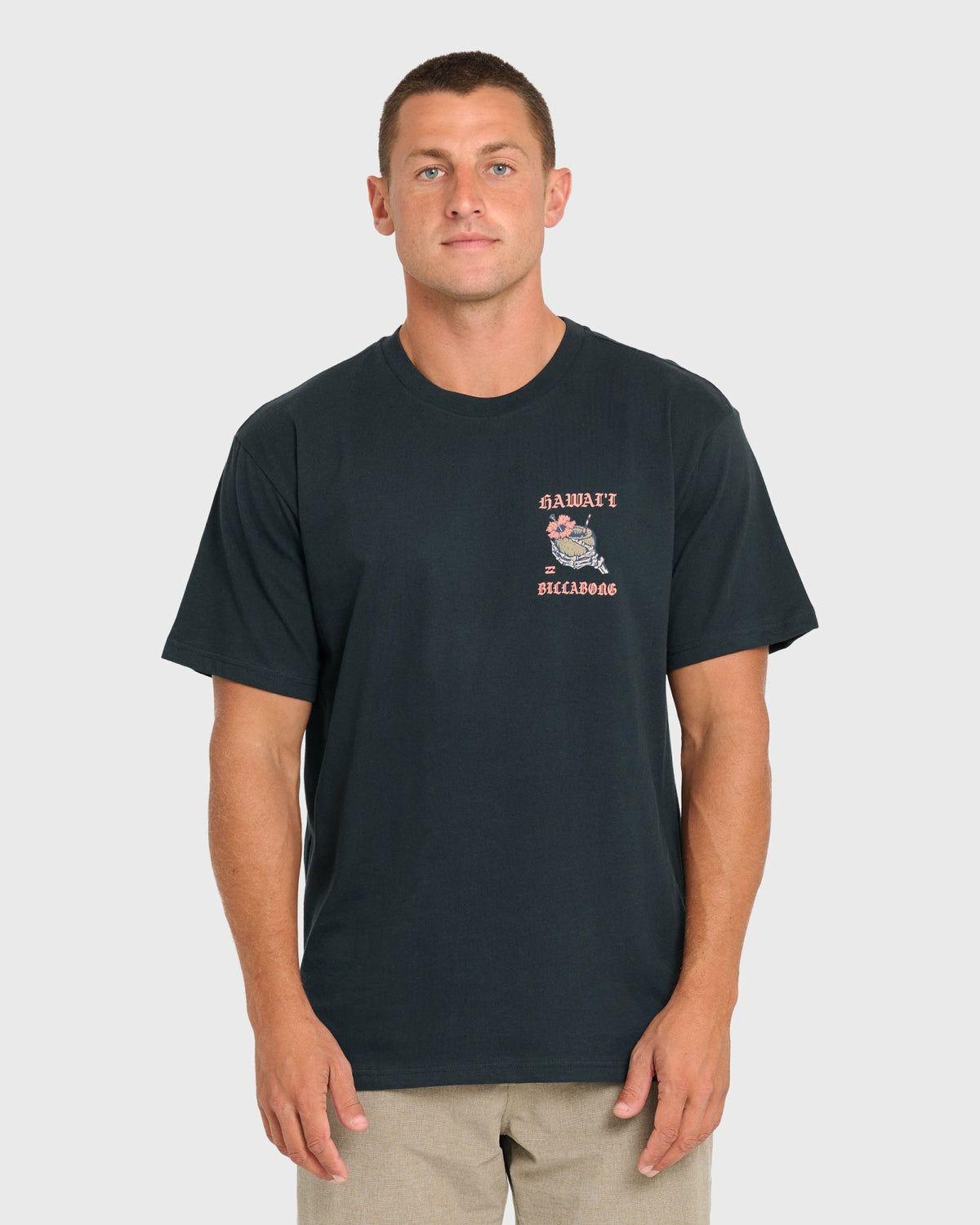 Billabong Men's Mai Tai Hi Regular Short Sleeve T-Shirt - Navy