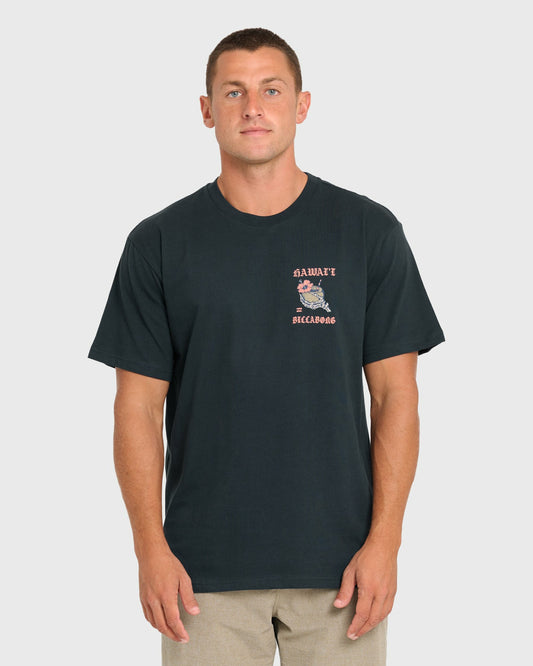 Billabong Men's Mai Tai Hi Regular Short Sleeve T-Shirt - Navy