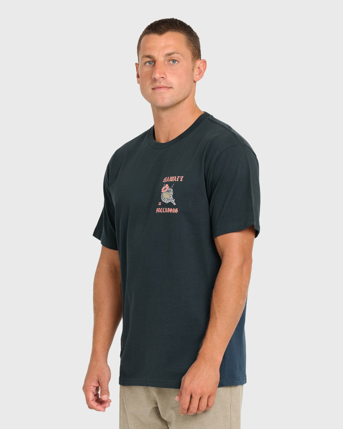 Billabong Men's Mai Tai Hi Regular Short Sleeve T-Shirt - Navy