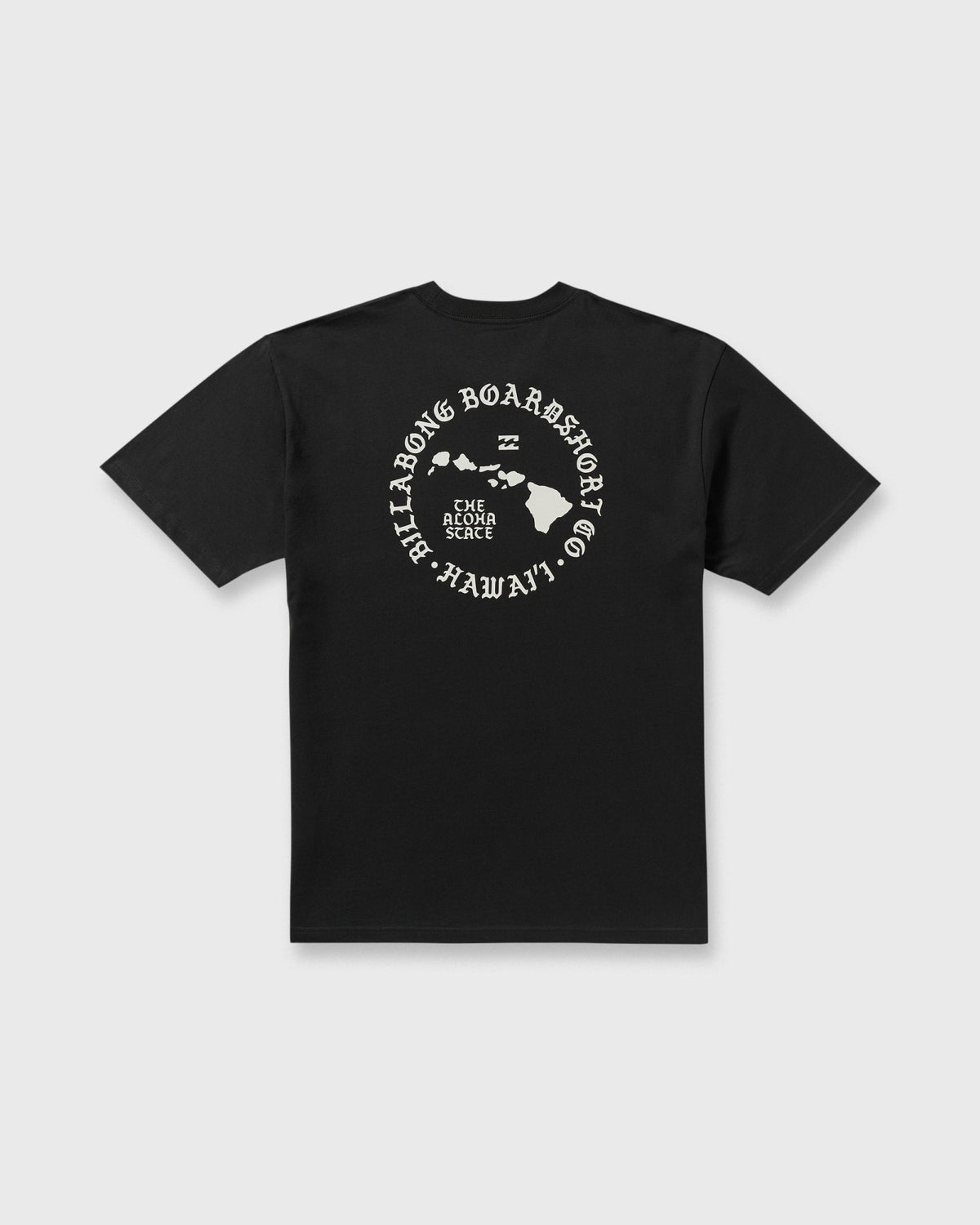 Billabong Men's Aloha Island Hi Regular Short Sleeve T-Shirt - Washed Black