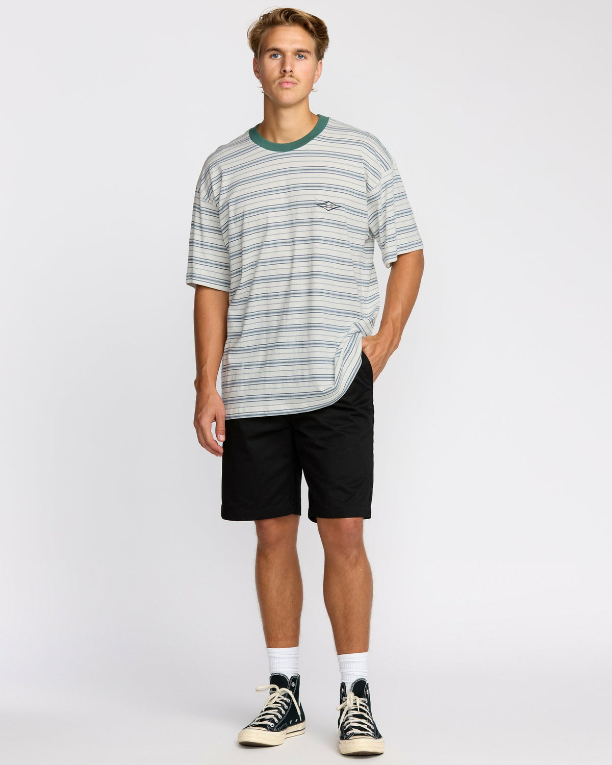 Billabong Men's Baxter Short Sleeve T-Shirt - Off White