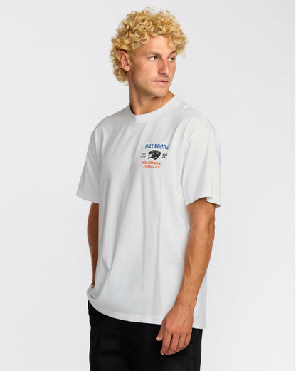 Billabong Men's Formidable Regular Short Sleeve T-Shirt - White