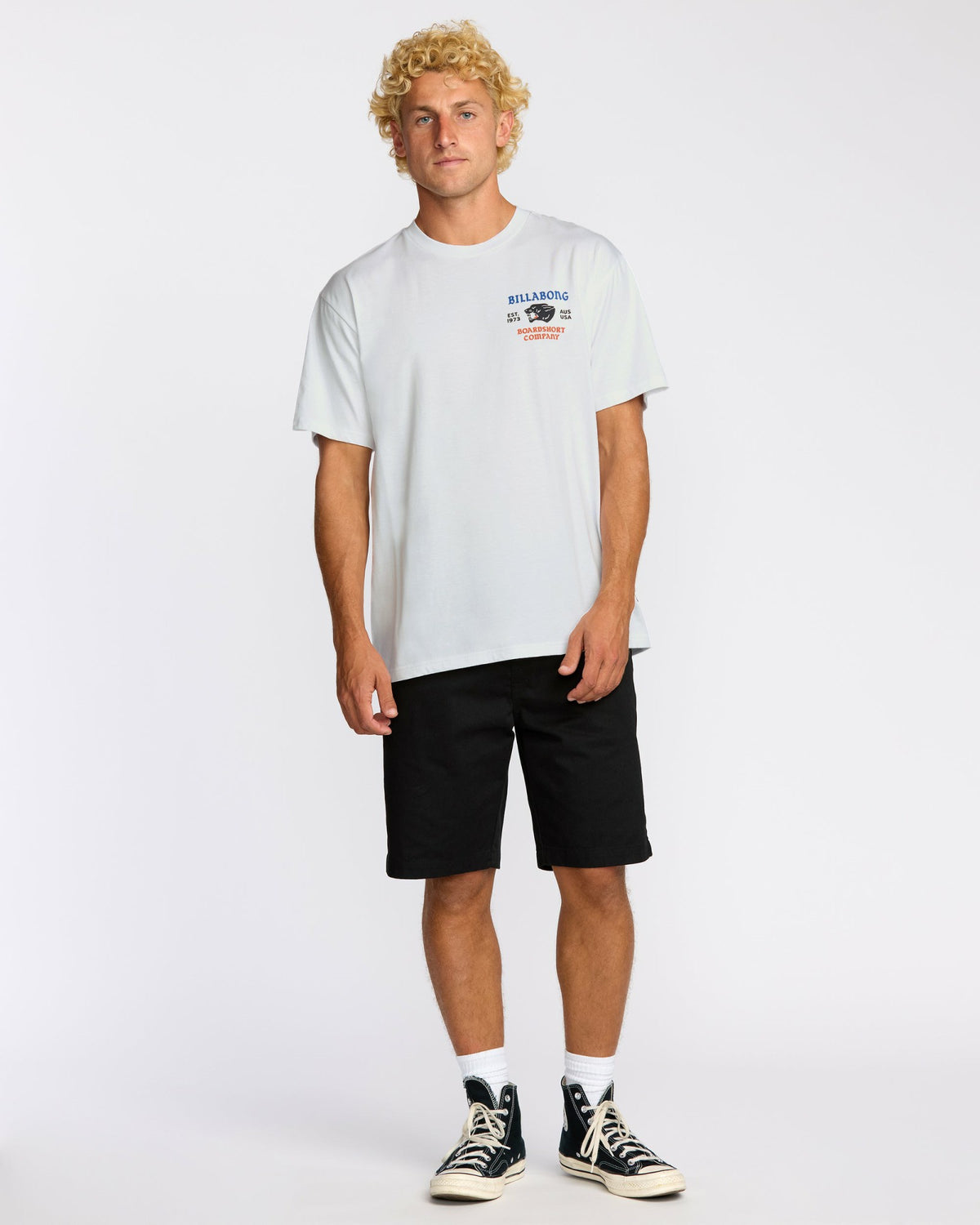 Billabong Men's Formidable Regular Short Sleeve T-Shirt - White