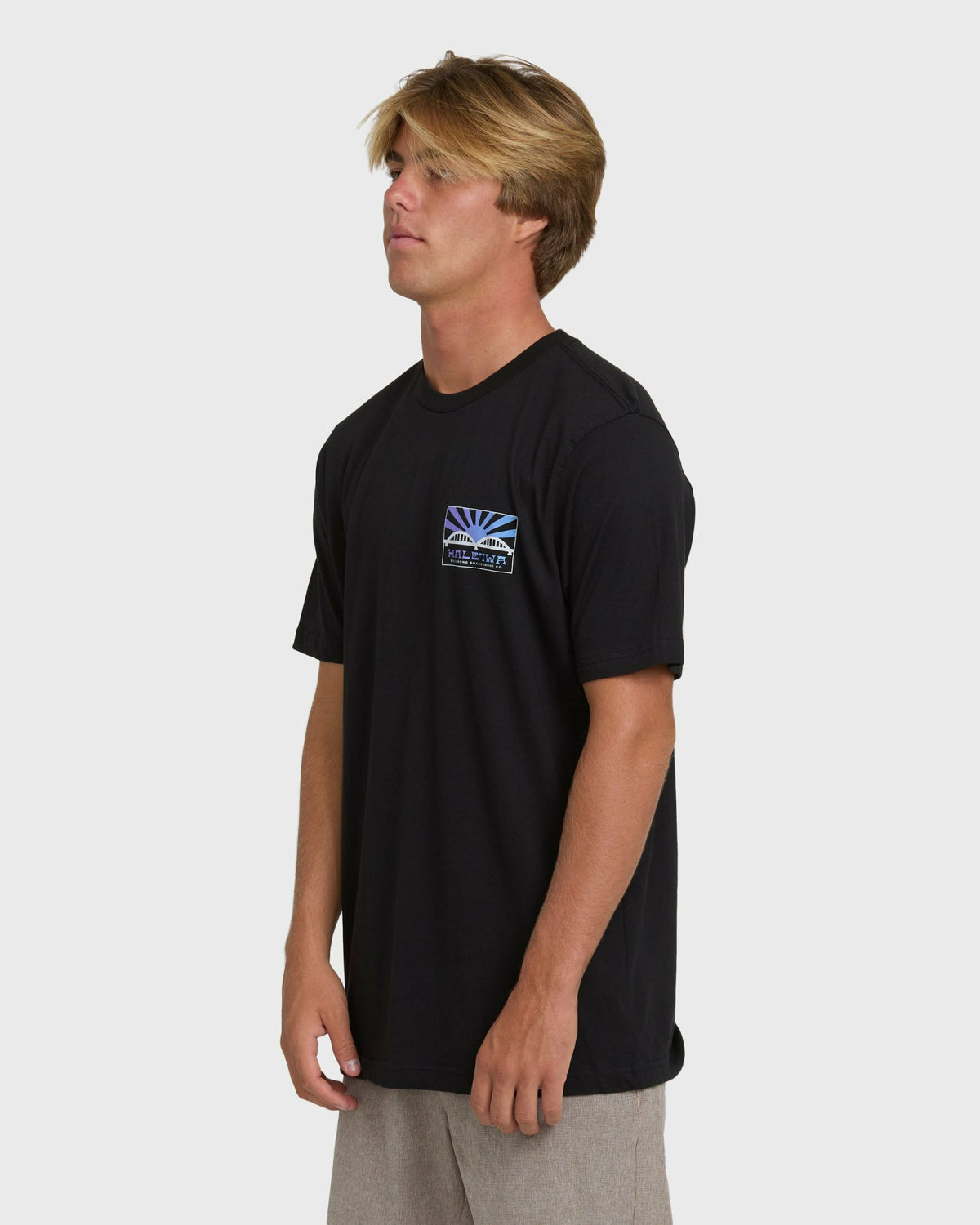 Billabong Men's Haleiwa Rising Sun Short Sleeve T-Shirt - Black