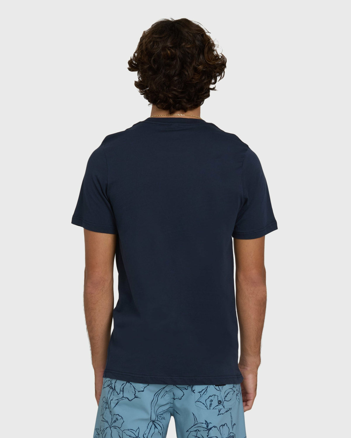 Billabong Men's Haleiwa Palm Short Sleeve T-Shirt - Navy