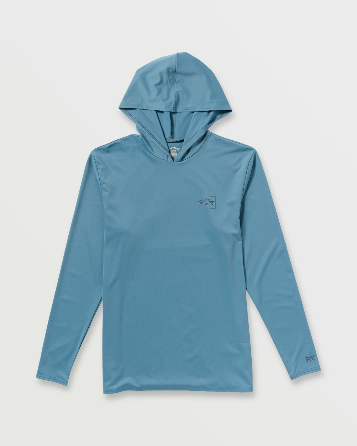 Billabong Men's Arch Mesh Long Sleeve Hooded Surf Tee - Bay Blue