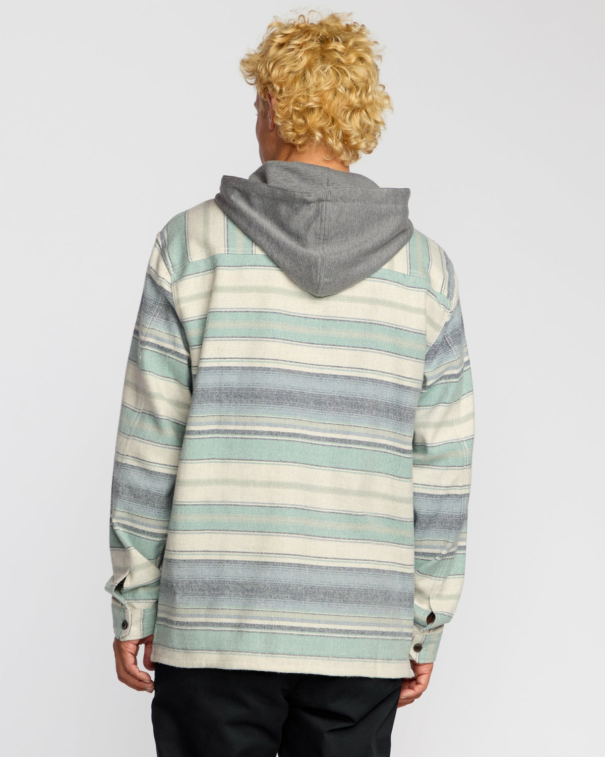 Billabong Men's Baja Long Sleeve Flannel Shirt - Oatmeal