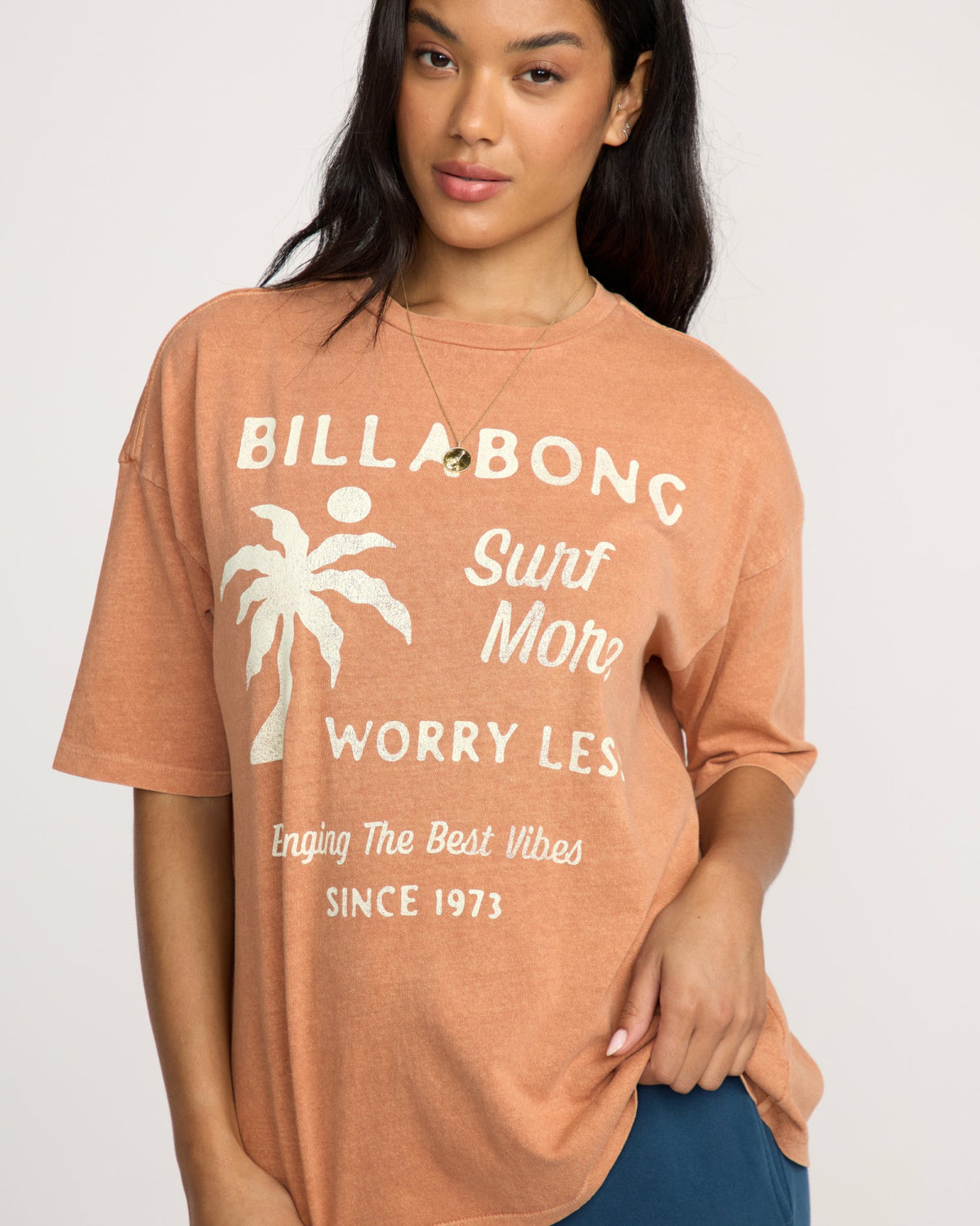 Billabong Women's Jumps In Water Short Sleeve Tee - Sunburnt